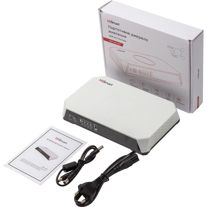 Джерело безперебійного живлення для роутера HiSmart POE-36E 36W