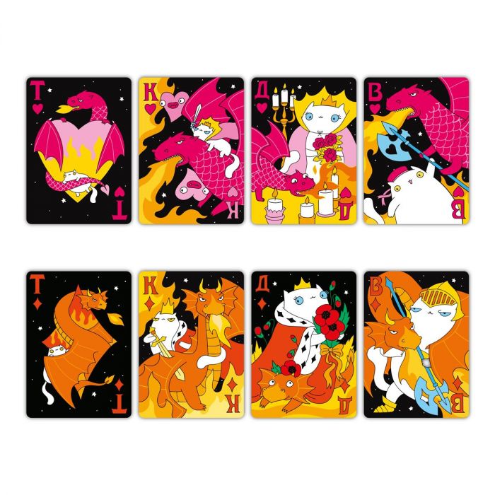 Гральні карти Orner Коти та Дракони (orner-2870)