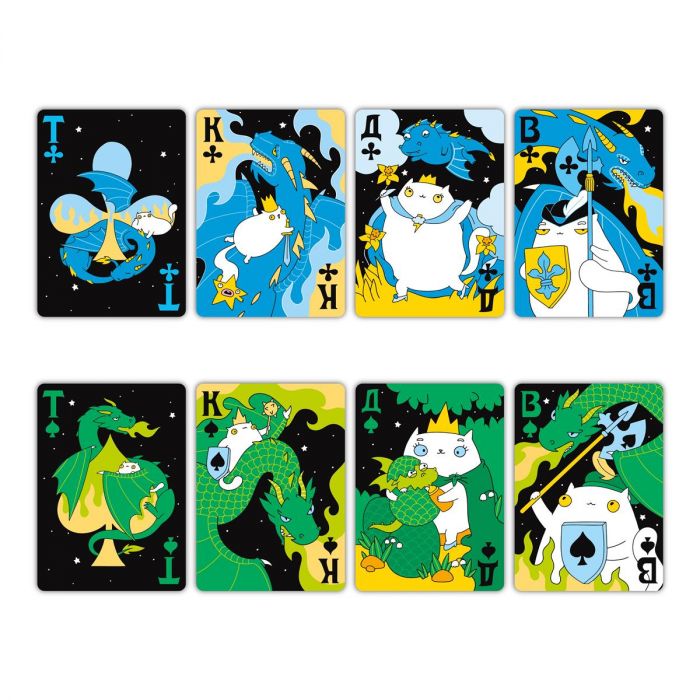 Гральні карти Orner Коти та Дракони (orner-2870)