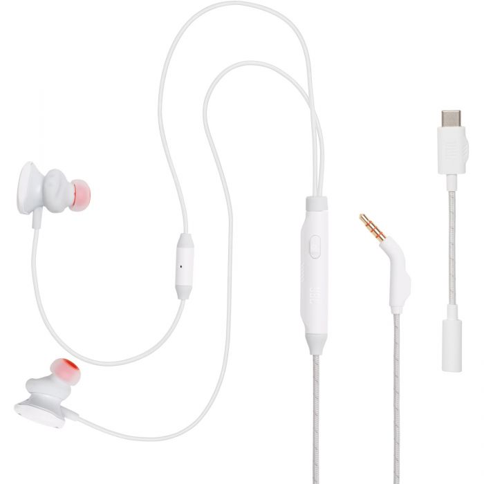 Гарнiтура JBL Quantum 50C White (JBLQTUM50CWHT)