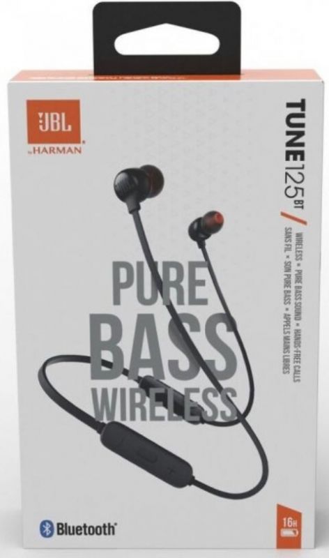 Bluetooth-гарнітура JBL Tune 125BT Black (JBLT125BTBLK)