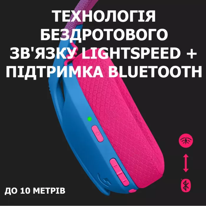 Bluetooth-гарнітура Logitech G435 Wireless Blue (981-001062)