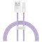 Кабель Baseus Dynamic USB - Lightning (M/M), 2.4A, 1 м Purple (CALD000405)