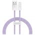 Кабель Baseus Dynamic USB - Lightning (M/M), 2.4A, 1 м Purple (CALD000405)