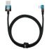 Кабель Baseus MVP 2 USB - Lightning (M/M), 2.4A, 1 м Black/Blue (CAVP000021)
