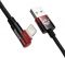 Кабель Baseus MVP 2 USB - Lightning (M/M), 2.4A, 1 м Black/Red (CAVP000020)