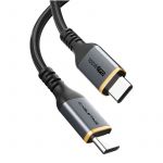 Кабель Cabletime USB Type-C - USB Type-C (M/M) PD 100W, 1 м, Black (CU03L)