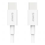 Кабель Orico USB Type-C - USB Type-C (M/M), 100W, 1 м White (CA913381)
