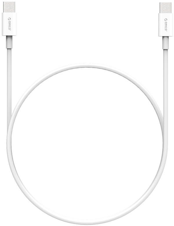 Кабель Orico USB Type-C - USB Type-C (M/M), 100W, 1 м White (CA913381)