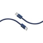 Кабель Promate EcoLine-Ci120 USB Type-C - Lightning (M/M), 3 A, 27 W, 1.2 м, Navy