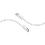 Кабель Promate EcoLine-Ci120 USB Type-C - Lightning (M/M), 3 A, 27 W, 1.2 м, White