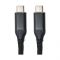 Кабель San Guan USB Type-C - USB Type-C (M/M) PD 60W, 3 м, Black (CA914104)