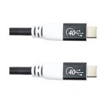 Кабель San Guan USB Type-C - USB Type-C (M/M) PD 100W, 40Gbps, 3 м Black (CA914135)