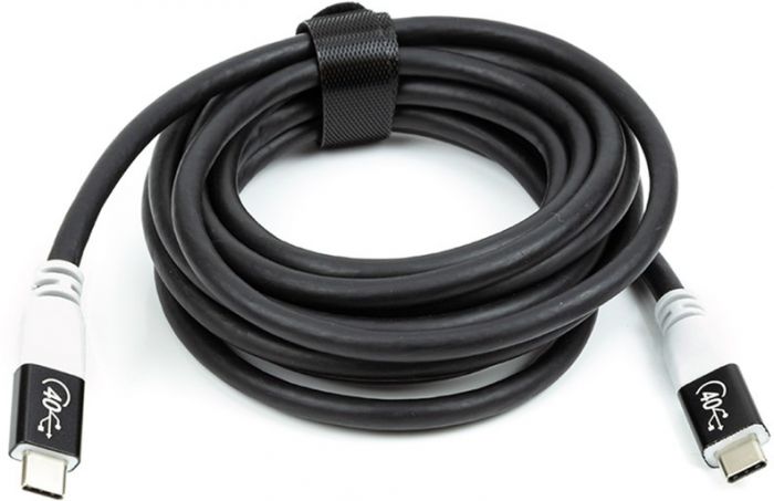 Кабель San Guan USB Type-C - USB Type-C (M/M) PD 100W, 40Gbps, 3 м Black (CA914135)