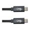 Кабель San Guan USB Type-C - USB Type-C (M/M) PD 240W, 3 м, Black (CA914128)