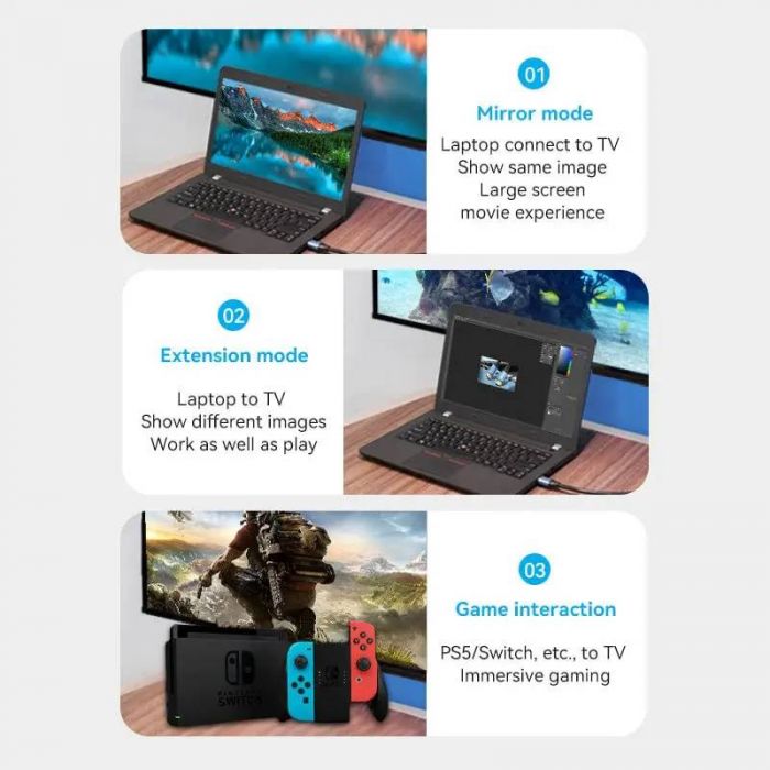 Кабель Vention HDMI - HDMI V 2.0 (M/M), 2 м, Blue (ALHSH)