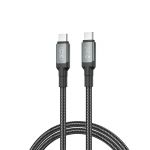 Кабель XO USB Type-C - USB Type-C (M/M), 5А, 240W, 2 м, Black (NB-Q264B-CC.black)