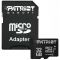 Карта пам`яті  MicroSDHC  32GB UHS-I Class 10 Patriot LX + SD-adapter (PSF32GMCSDHC10)