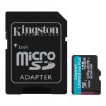 Карта пам`яті MicroSDXC 128GB UHS-I/U3 Class 10 Kingston Canvas Go! Plus R200/W200MB/s + SD-адаптер (SDCG4/128GB)