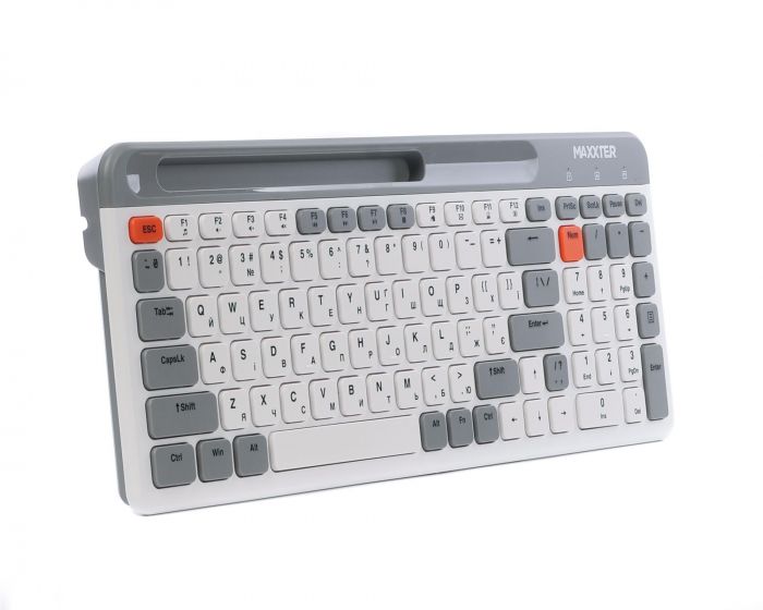 Клавiатура бездротова Maxxter KBW-02G-UA