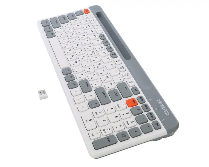 Клавiатура бездротова Maxxter KBW-02G-UA