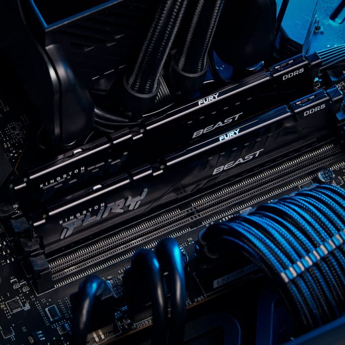 Модуль пам`яті DDR5  2x16GB/6000 Kingston Fury Beast Black (KF560C36BBE2K2-32)