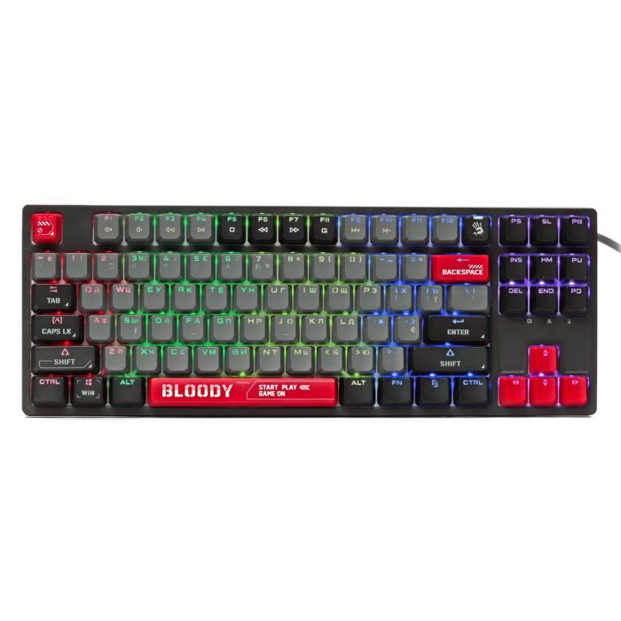 Клавіатура S87 Bloody Energy Red