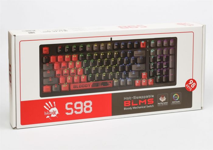 Клавіатура Bloody S98 Sports Red