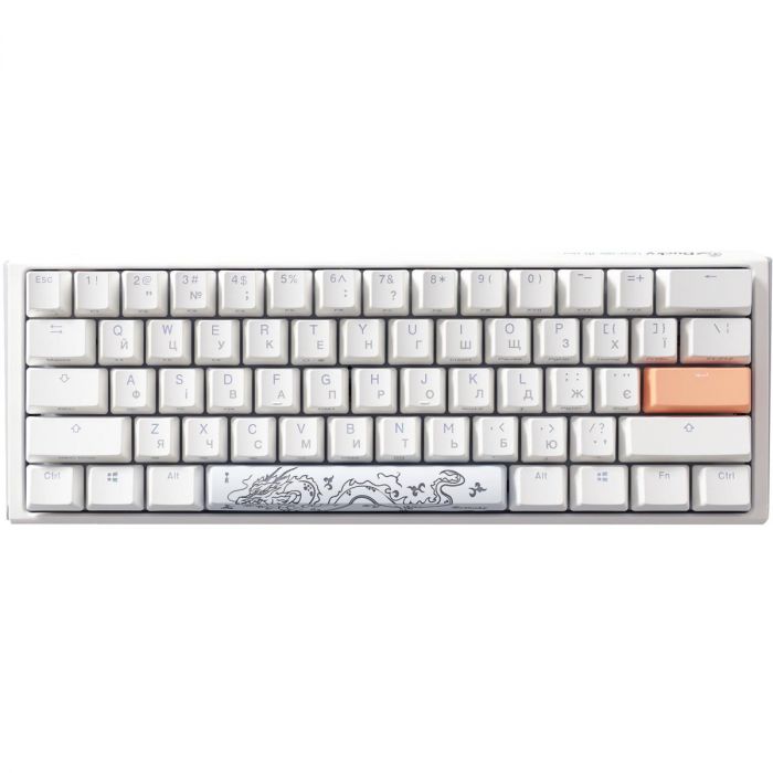 Клавіатура Ducky One 3 Mini Cherry MX Brown RGB UA USB White (DKON2161ST-BUAPXPWWWSC1)