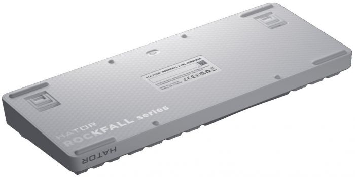 Клавіатура бездротова Hator Rockfall 3 Mecha TKL Wireless Orange White (HTK851UA)