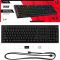 Клавіатура HyperX Alloy Rise PBT HX Red Black (7G7A3AA)