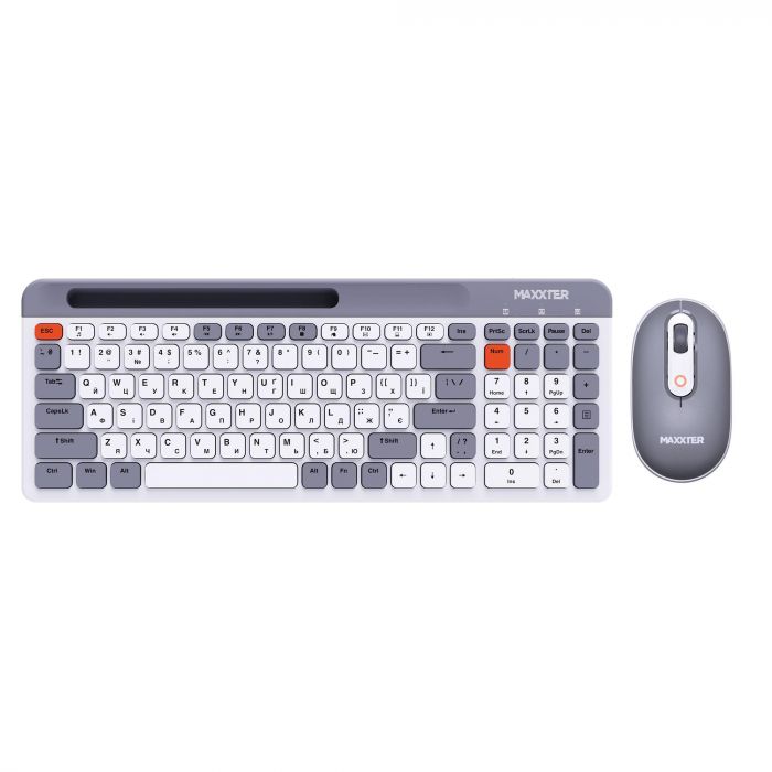 Комплект (клавіатура, миша) бездротовий Maxxter KMS-WCM-03G-UA
