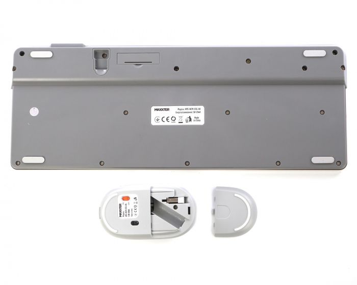 Комплект (клавіатура, миша) бездротовий Maxxter KMS-WCM-03G-UA