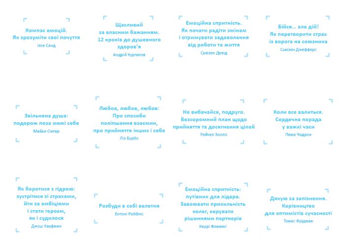 Комплект із чотирьох книжок Здоровий і щасливий рік. Збірник самарі + Аудіокнижка