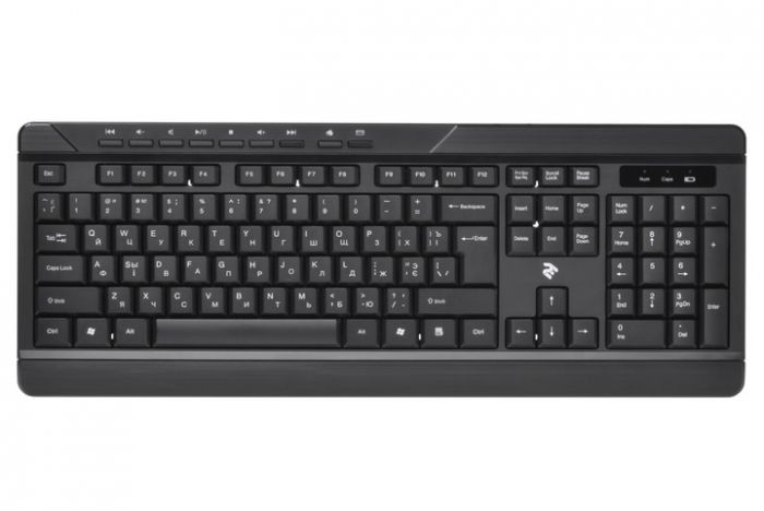 Комплект (клавіатура, миша) бездротовий 2E MK410 Black (2E-MK410MWB)
