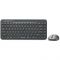 Комплект (клавіатура, миша) бездротовий A4Tech Fstyler FG3200 Air Grey