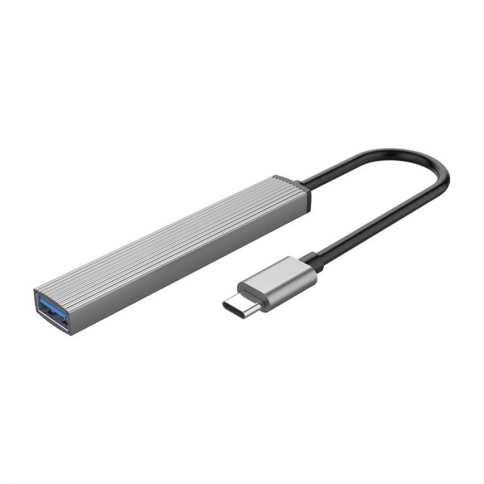 USB-хаб Orico AH-13-GY-BP USB Type-C 4-в-1 (CA913534)