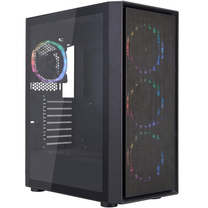 Корпус 1stPlayer Go6-BK-4FS7 Black без БЖ