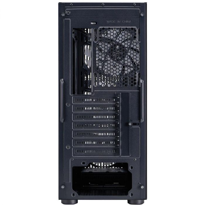 Корпус 1stPlayer H6-BK-4F7 Black без БЖ
