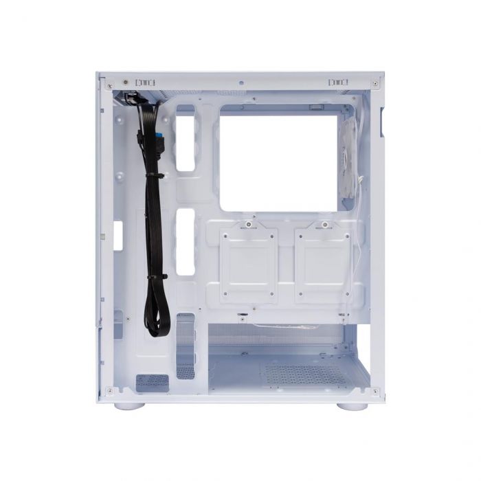 Корпус 1stPlayer Mi7-A-WH-2F7R-W-1F7-W White без БЖ