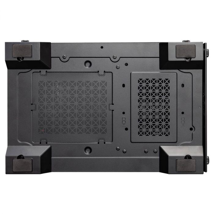 Корпус 1stPlayer X2-M-BK-4F7 Black без БЖ