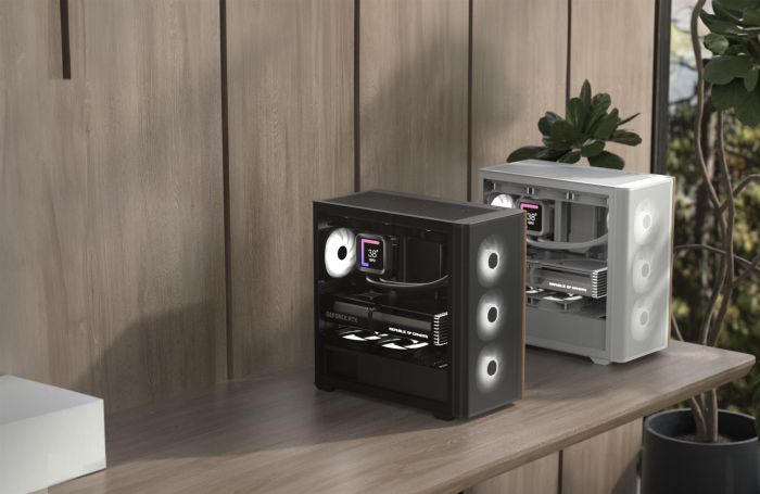 Корпус AeroCool D301A-G-BK-v2 (ACCS-DS03043.11) Black без БЖ