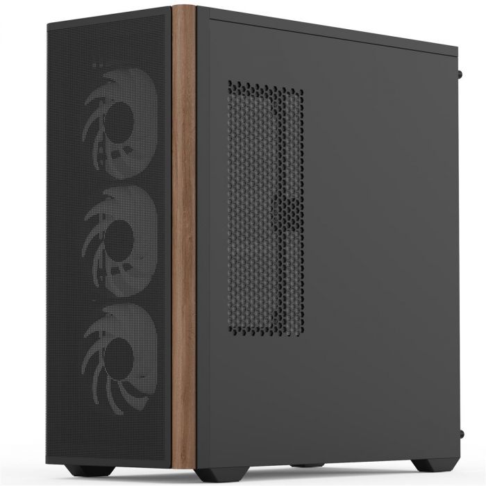 Корпус AeroCool D501A-G-BK-v2 (ACCM-DS01043.11) Black без БЖ