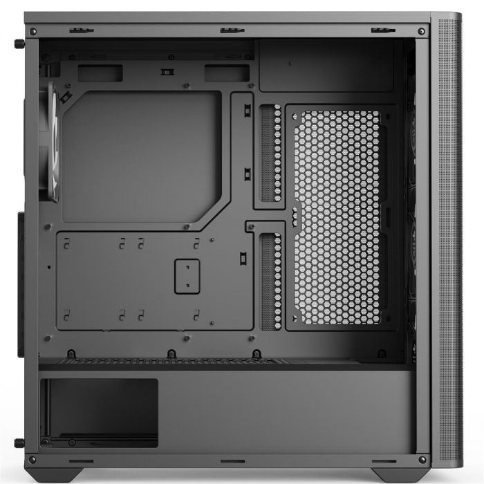 Корпус AeroCool D501A-G-BK-v2 (ACCM-DS01043.11) Black без БЖ