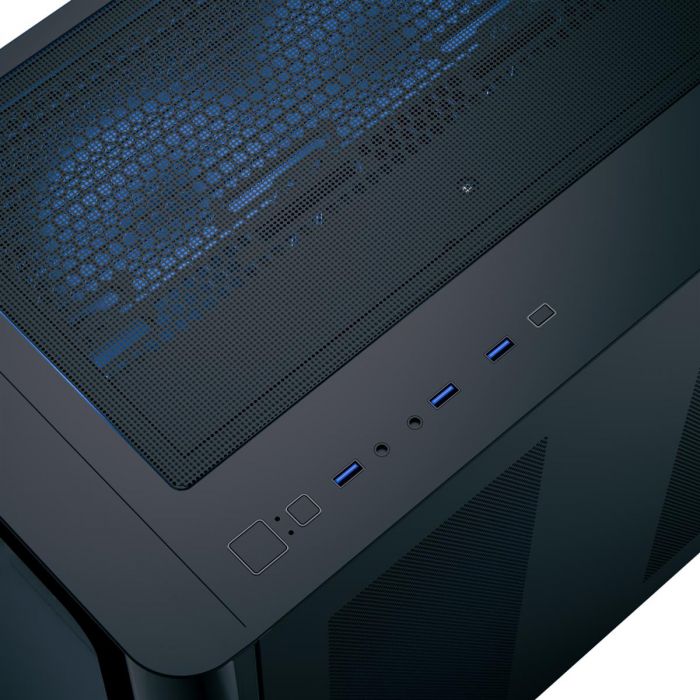 Корпус AeroCool P500C-G-BK-v1 (ACCM-PN01043.11) Black без БЖ