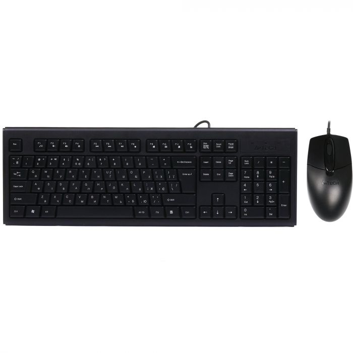 Комплект (клавіатура, миша) A4Tech KR-8372S Black