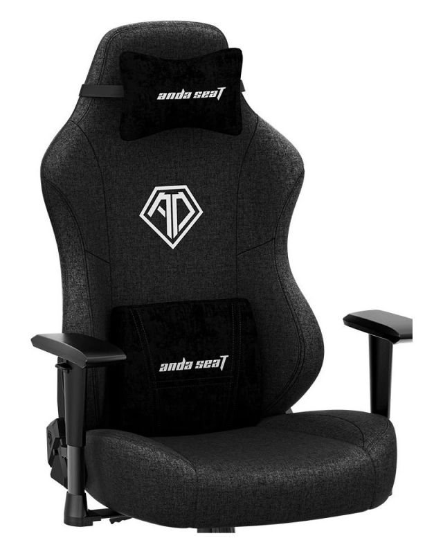 Крісло для геймерів Anda Seat Phantom 3 Size L Fabric Black (AD18Y-06-B-F)