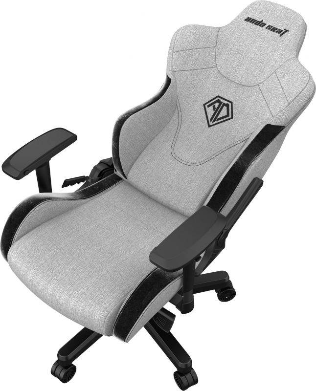 Крісло для геймерів Anda Seat T-Pro 2 Size XL Linen Grey/Black (AD12XLLA-01-GB-F)