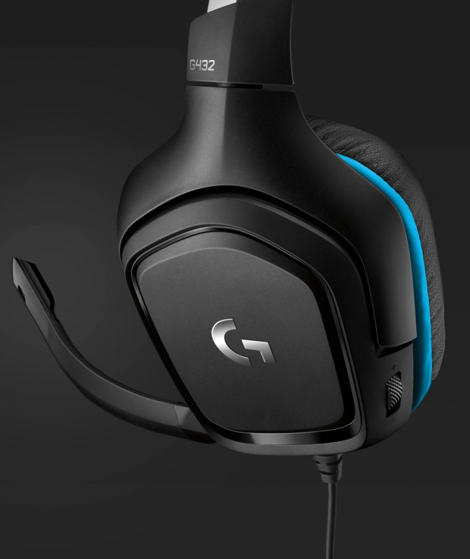 Гарнітура Logitech G432 Black (981-000770)