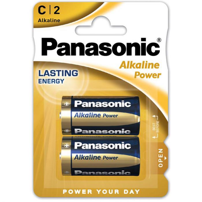 Батарейка Panasonic Alkaline Power Lasting C/LR14 BL 2 шт